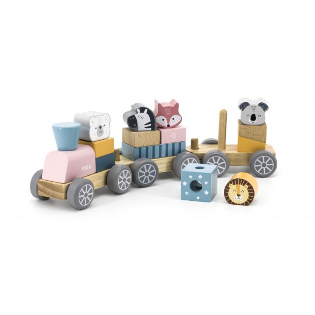 New Classic Toys Joc de stivuire Trenulet PolarB [6]