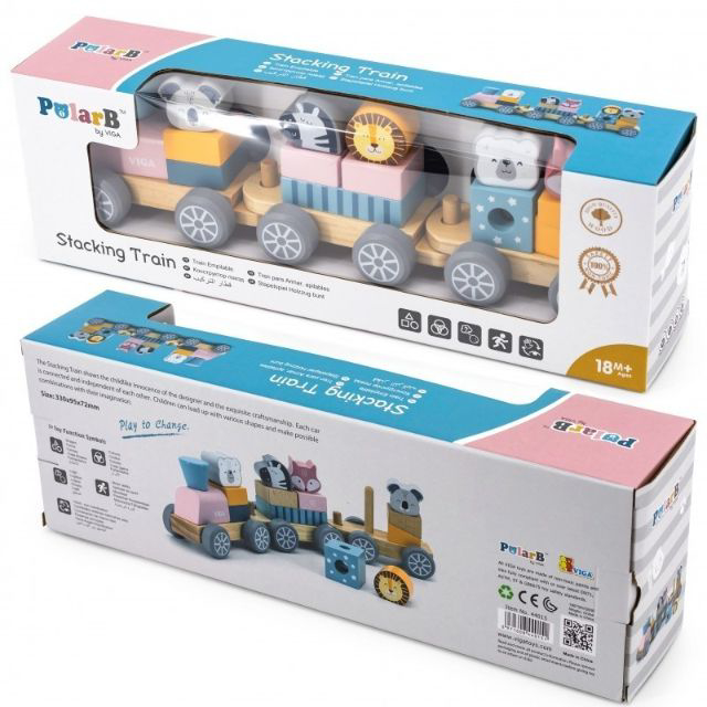 New Classic Toys Joc de stivuire Trenulet PolarB [2]