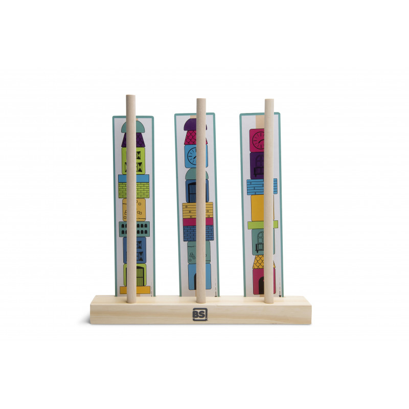 BS Toys-Joc de stivuire Turnuri din margele logice, BS Toys [1]