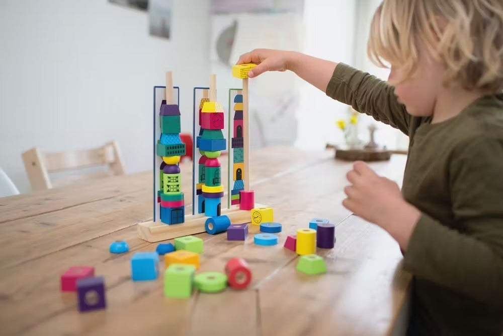 Joc de stivuit BS toys Stack towers [4]