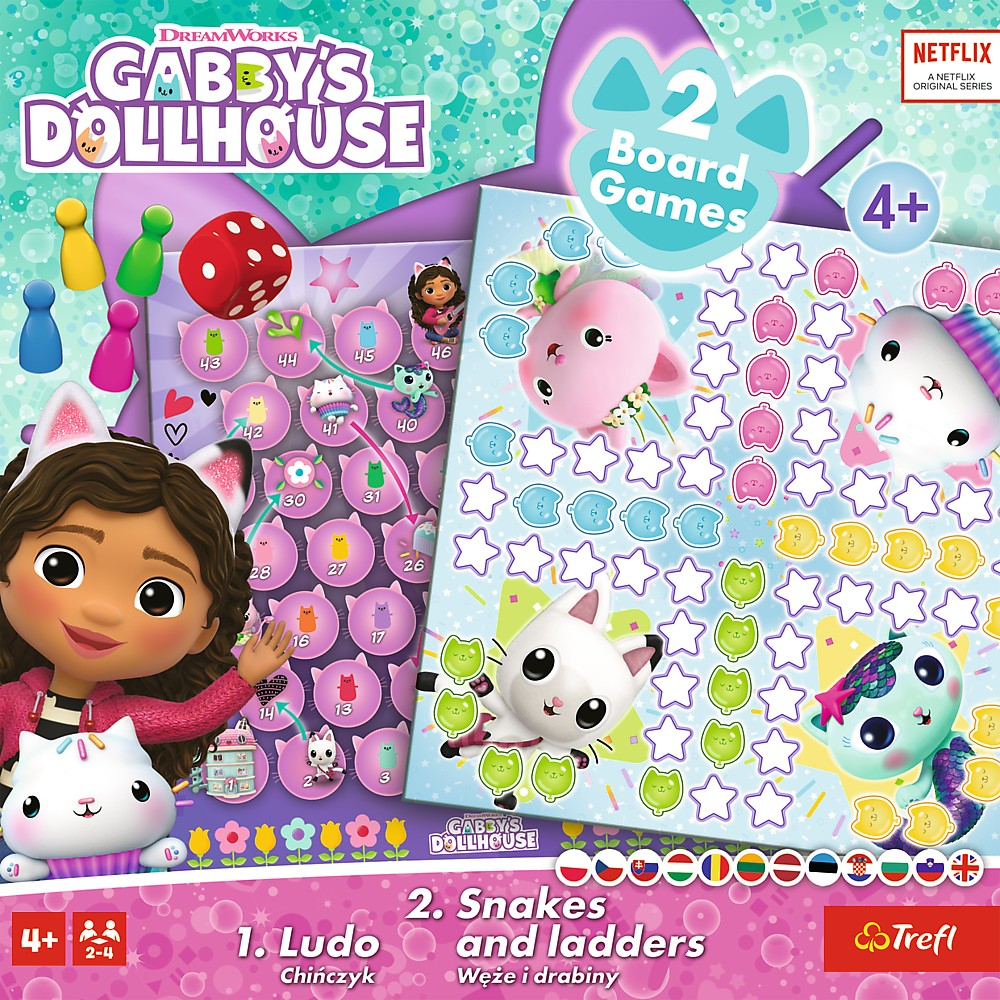 Joc Dream Works Gabbys House 2In1 Ludo Si Serpisori Scari [5]