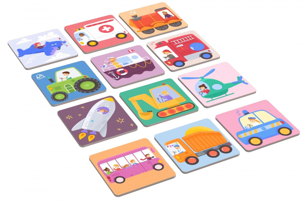 Joc-educational-pentru-copii,-Vehicule-Memo,-KuKiKuk-Efko,-24-perechi,-12-piese-mari,-carton-gros,-animatii-colorate-haioase,-varsta-2-6-ani-Efko [2]
