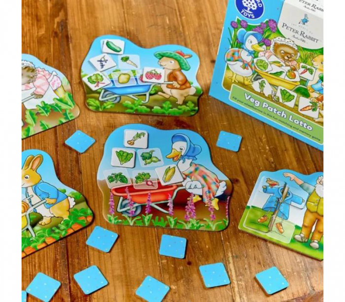 Joc educativ Loto Gradina Cu Legume Peter Rabbit [3]