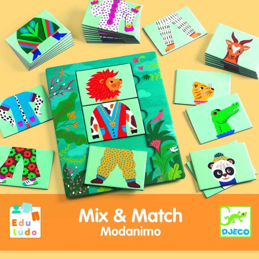 Djeco-Joc Eduludo Mix & Match Modanimo, Djeco [2]