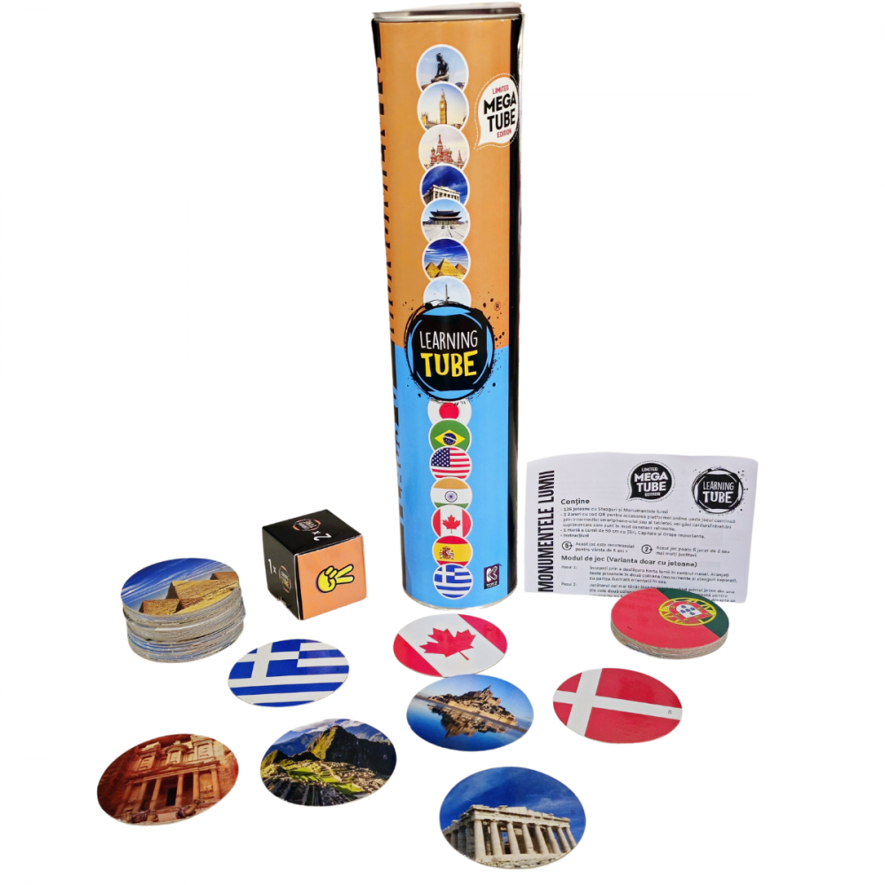 Joc Learning Tube® - Steaguri & monumentele lumii [2]