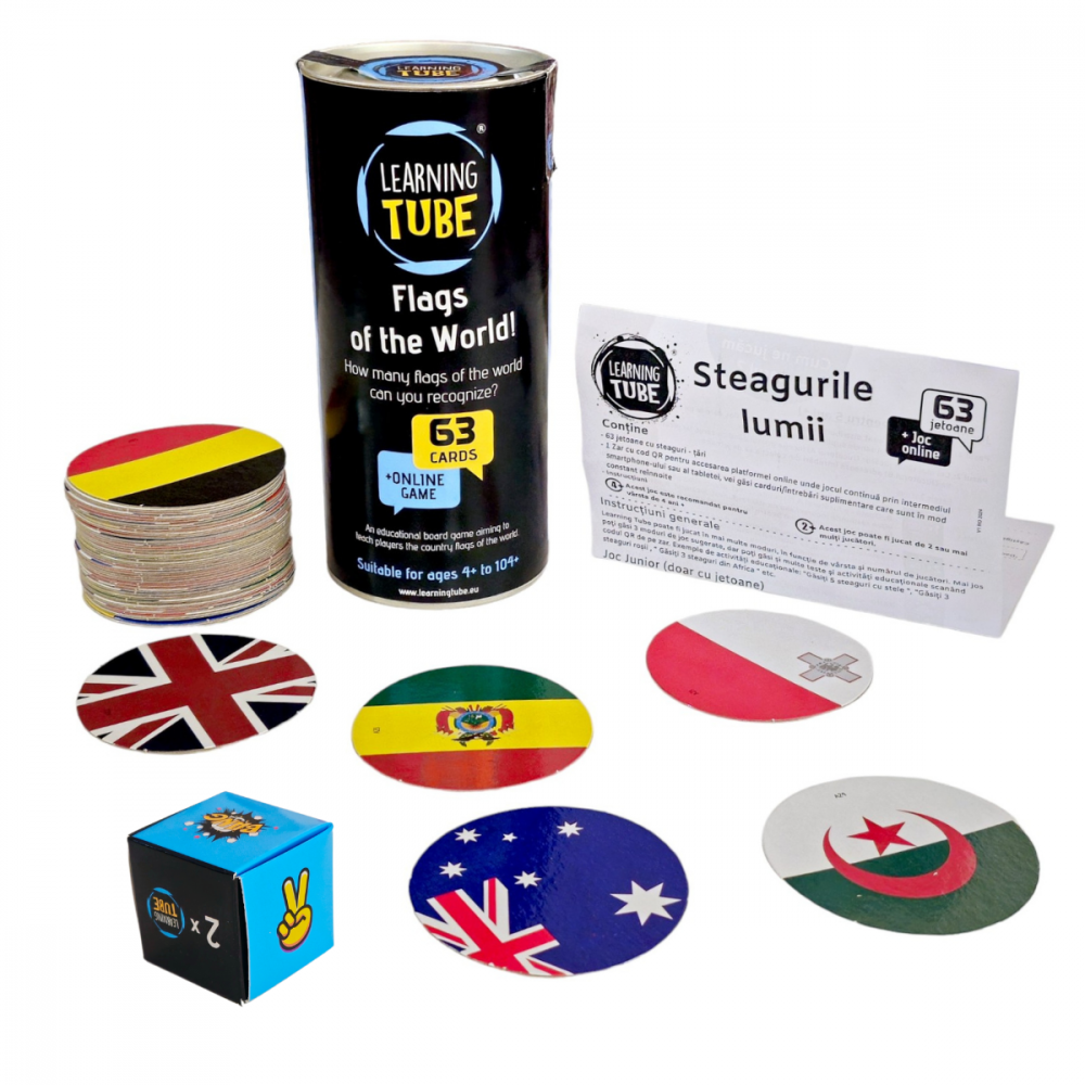 Joc Learning Tube® - Steagurile lumii [2]
