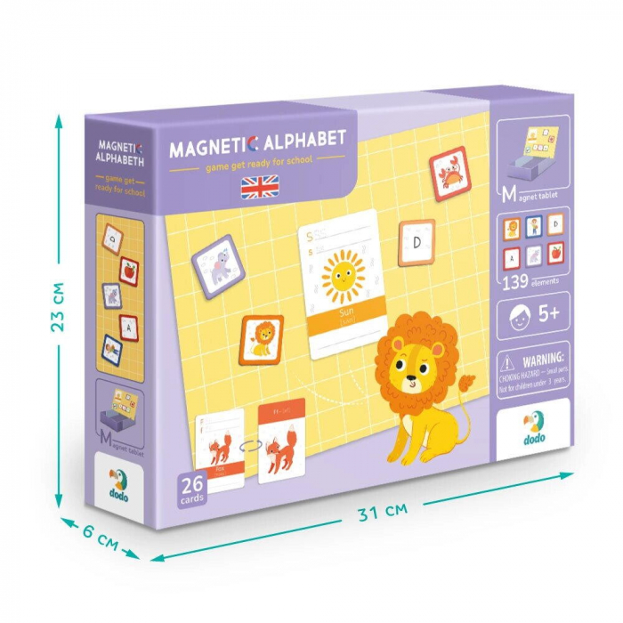 Dodo Joc magnetic - Alfabet in limba engleza [5]