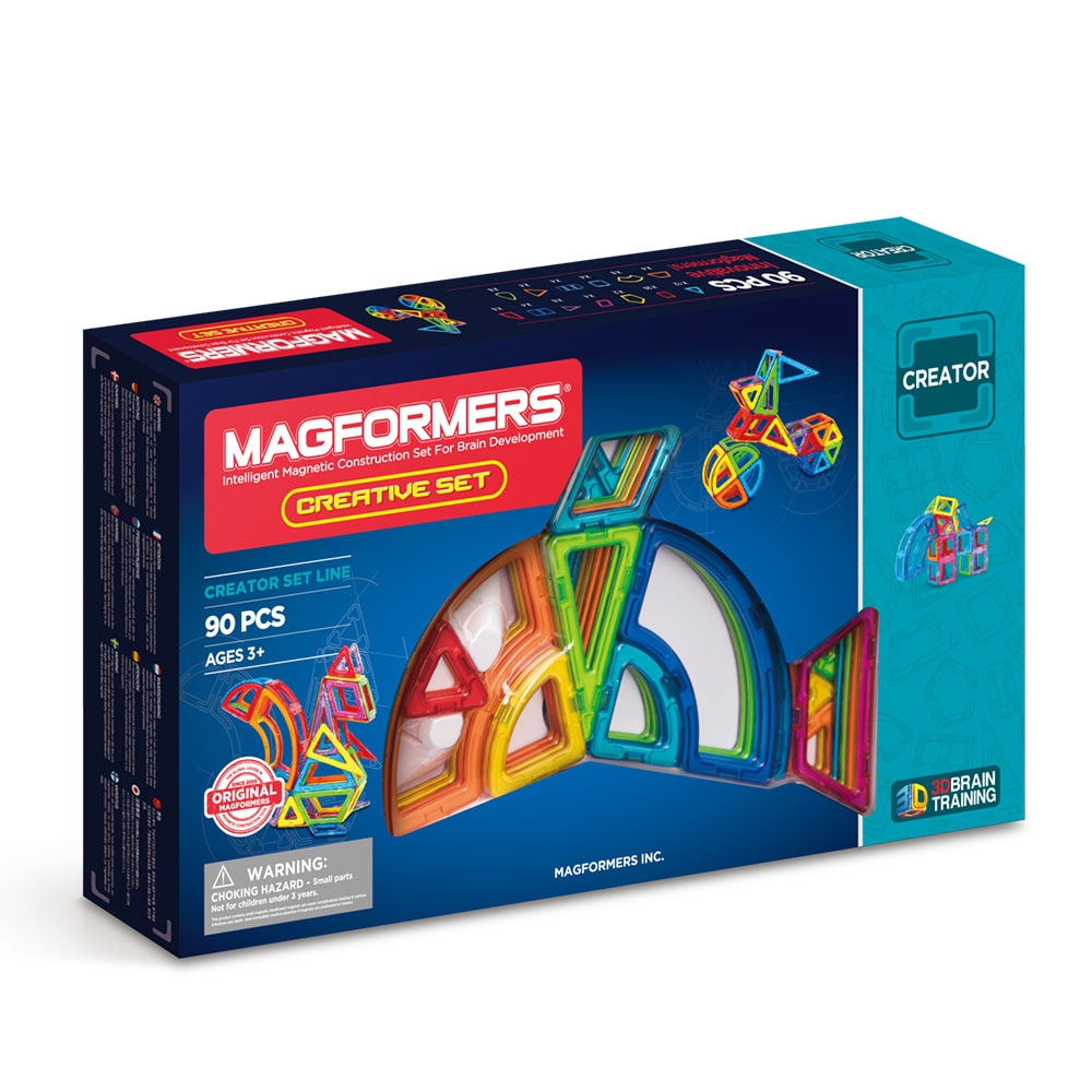 Magformers-Joc magnetic de constructie Magformers Creative Set - Creativ, 90 piese [1]