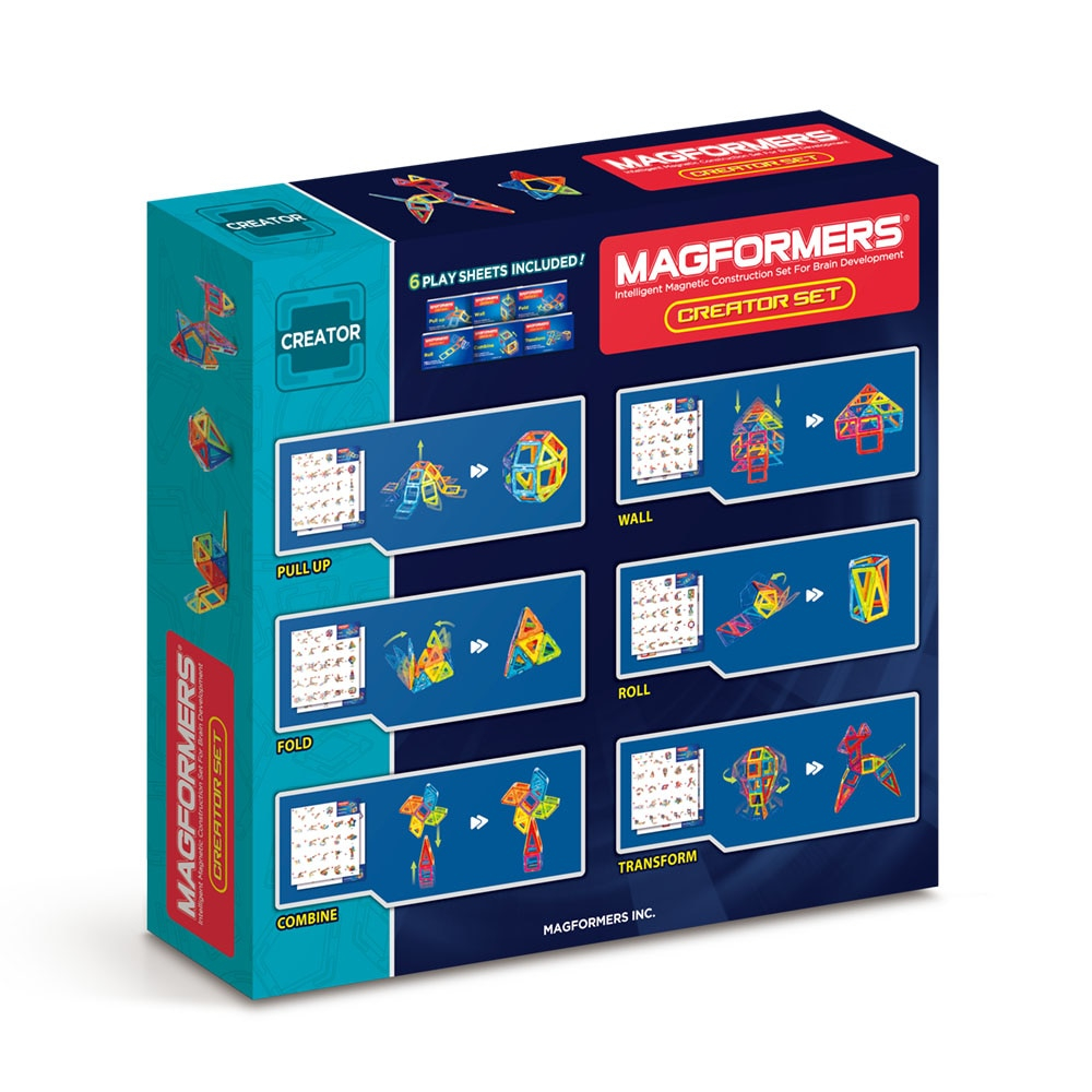 Magformers-Joc magnetic de constructie Magformers Creator Set - Creatorul, 60 piese [2]