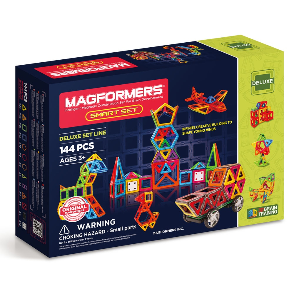 Magformers-Joc magnetic de constructie Magformers Smart Set - Creaturi Inteligente, 144 piese [1]