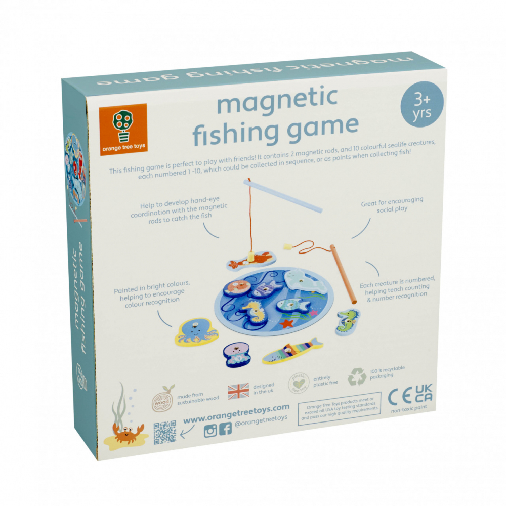 Orange Tree Toys-Joc magnetic de pescuit, Orange Tree Toys [3]