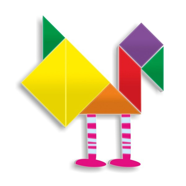 Miniland Joc magnetic Tangram fantezie [3]