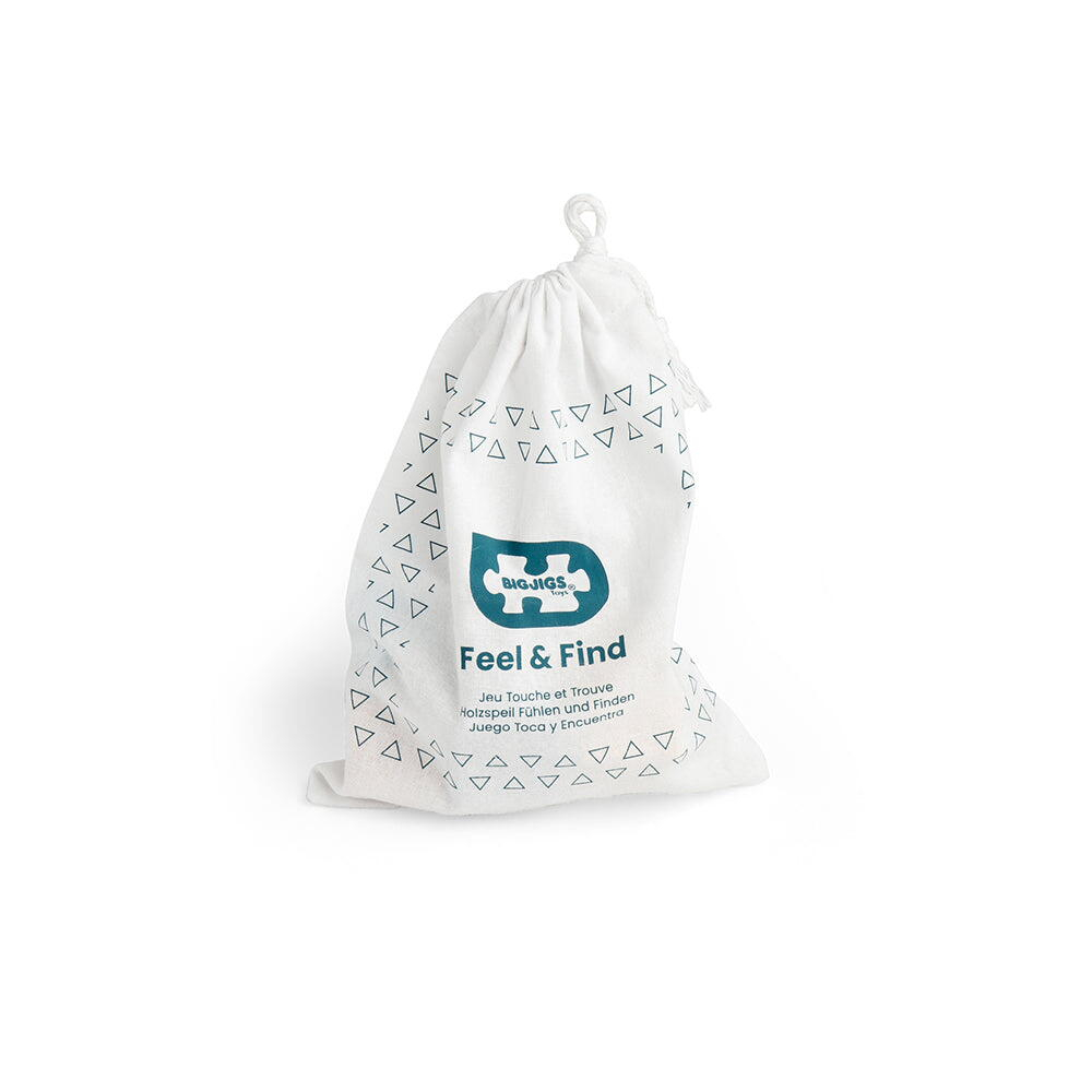 BIGJIGS Toys-Joc senzorial cu forme - Simte si gaseste [4]
