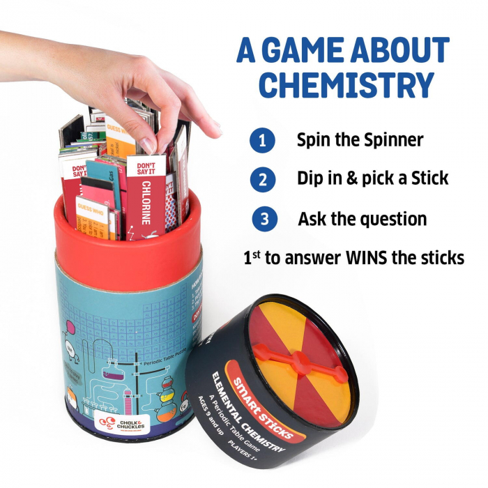 Chalk and Chuckles Joc Smart Sticks - Tabelul periodic al elementelor [4]