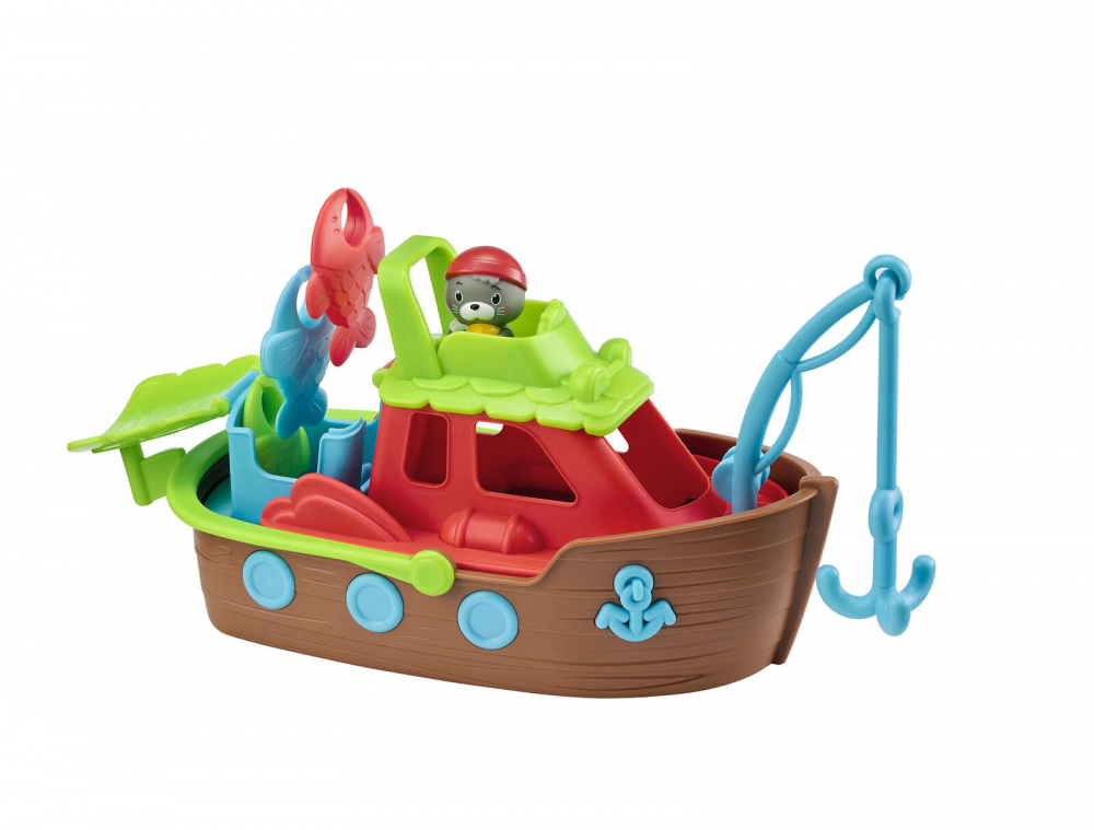 Klorofil Jucarie 3 in 1 - Barcute pentru baie cu figurina Morsa [4]