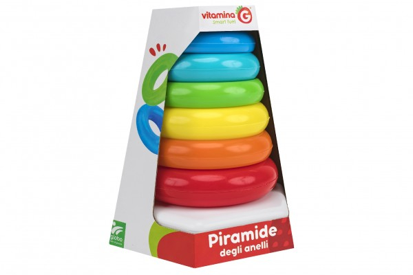 Jucarie-bebe-Piramida-Turn-cu-6-inele-Globo-Vitamina-G-multicolore-Globo [1]