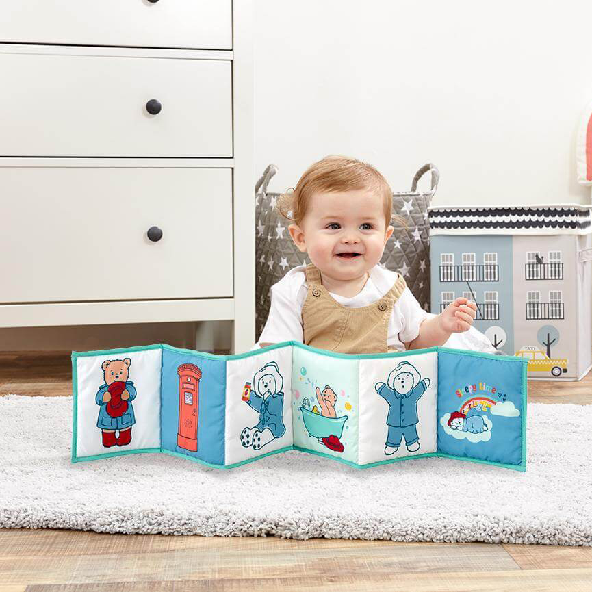 Jucarie - carte Paddington cu doua fete pentru dezvoltare senzoriala [5]