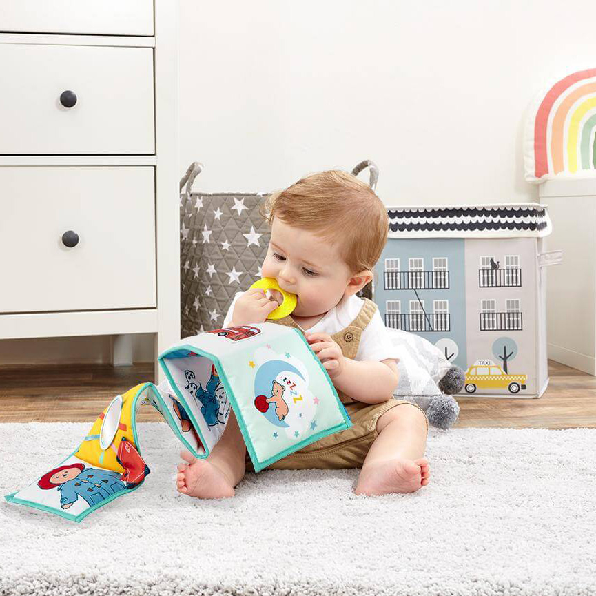 Jucarie - carte Paddington cu doua fete pentru dezvoltare senzoriala [4]