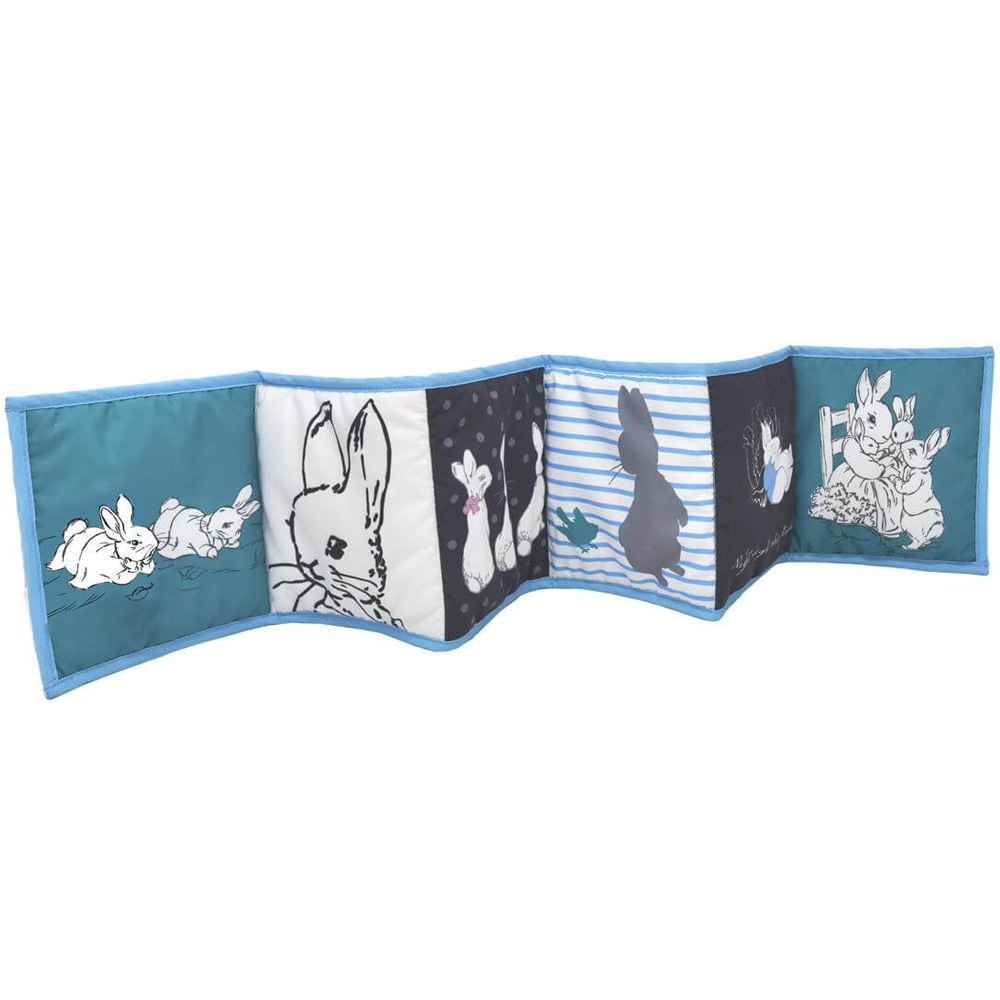 Jucarie - carte Peter the Rabbit cu doua fete pentru dezvoltare senzoriala [2]