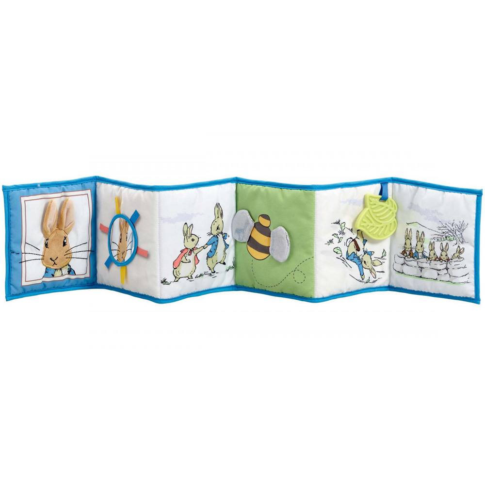 Jucarie - carte Peter the Rabbit cu doua fete pentru dezvoltare senzoriala [3]