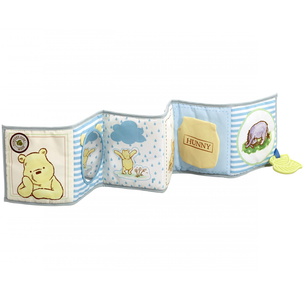 Jucarie - carte Winnie the Pooh cu doua fete pentru dezvoltare senzoriala [5]
