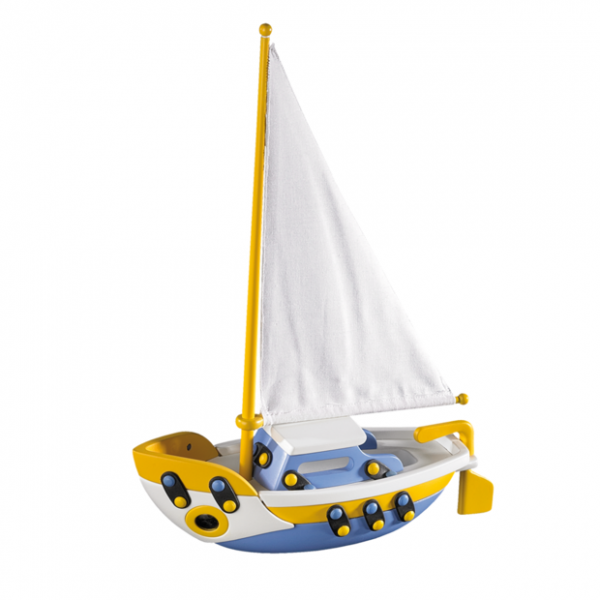 mic-o-mic-Jucarie de construit mic-o-mic 3D Barca cu vele 089.072, 22 cm [1]