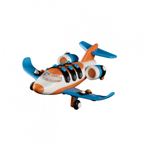 Jucarie de construit mic-o-mic 3D Business jet 089.445, 14.6 cm [1]