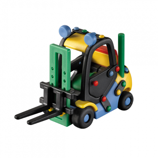 Jucarie de construit mic-o-mic 3D Stivuitor 089.087, 18 cm [1]