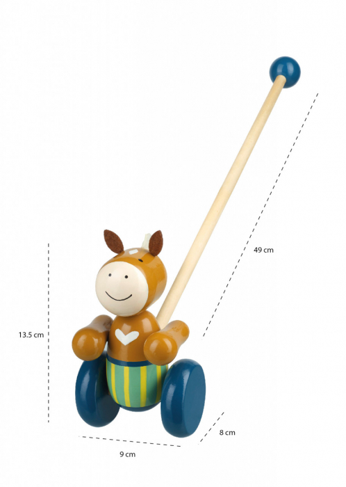 Orange Tree Toys Jucarie de impins ponei Orange Tree Toys [2]