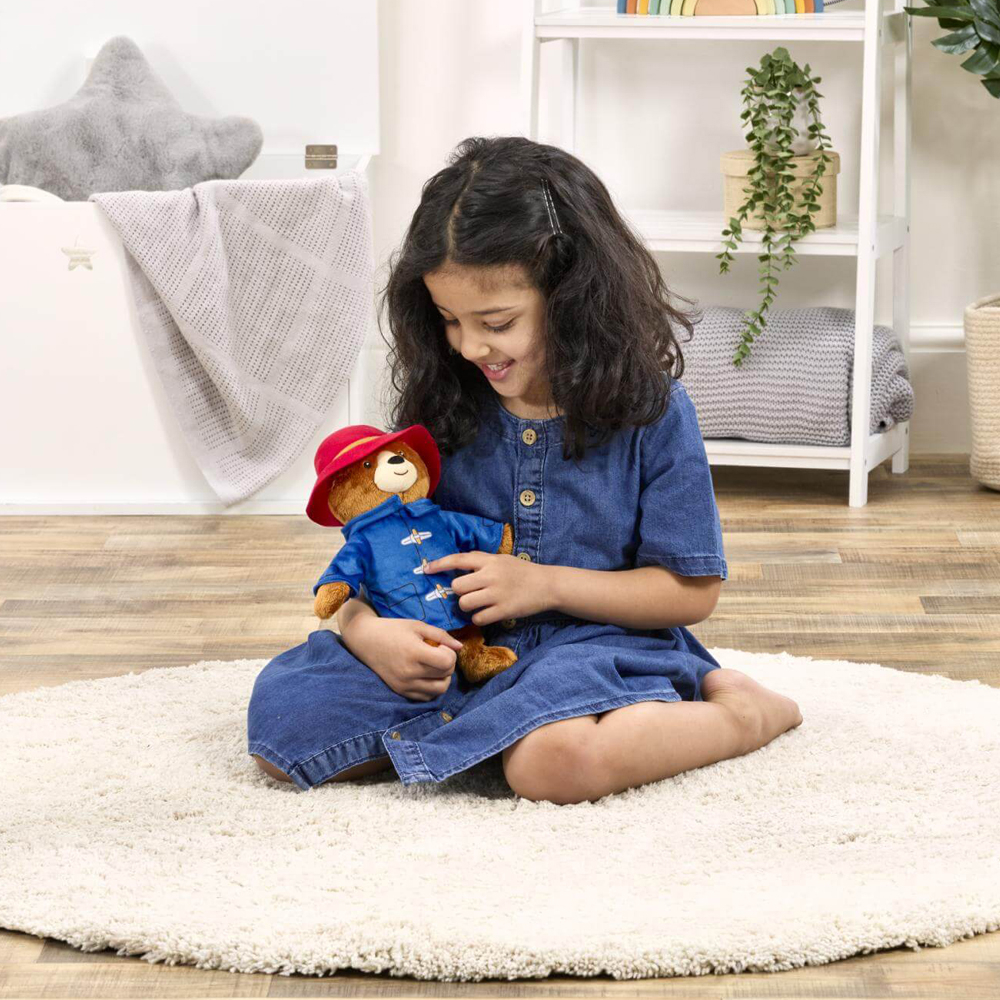 Jucarie de plus cu sunete Ursuletul Paddington in Peru, 22 cm (asezat) [2]