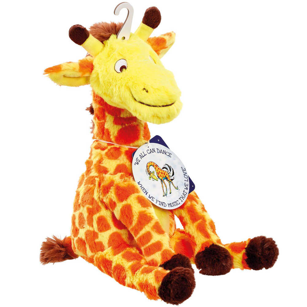 Jucarie de plus Gerald, Girafele nu stiu sa danseze, 25 cm (asezat) [2]