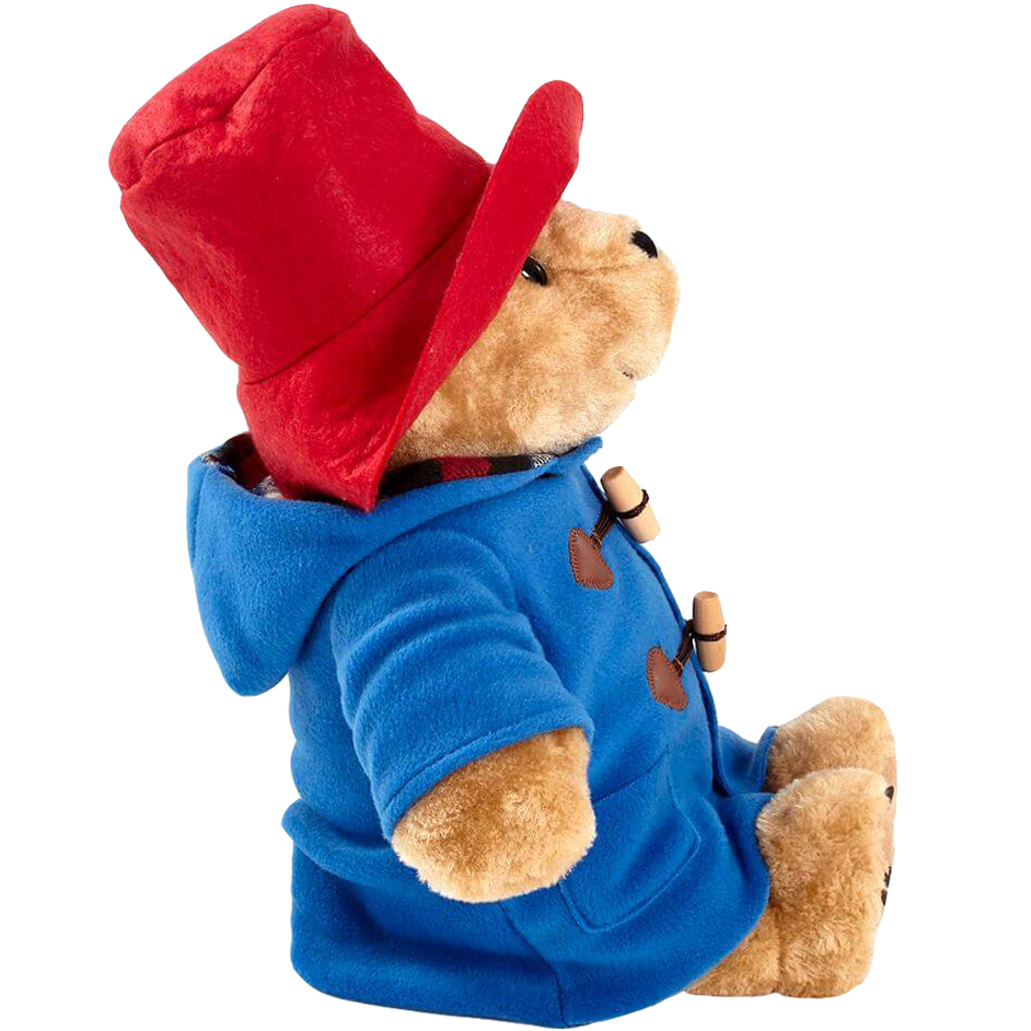 Jucarie de plus ursuletul Paddington cu haina albastra, asezat, 30 cm [4]