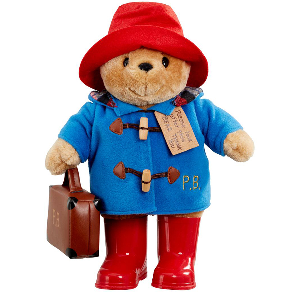 Jucarie de plus ursuletul Paddington cu valiza si cizme, 30 cm [1]