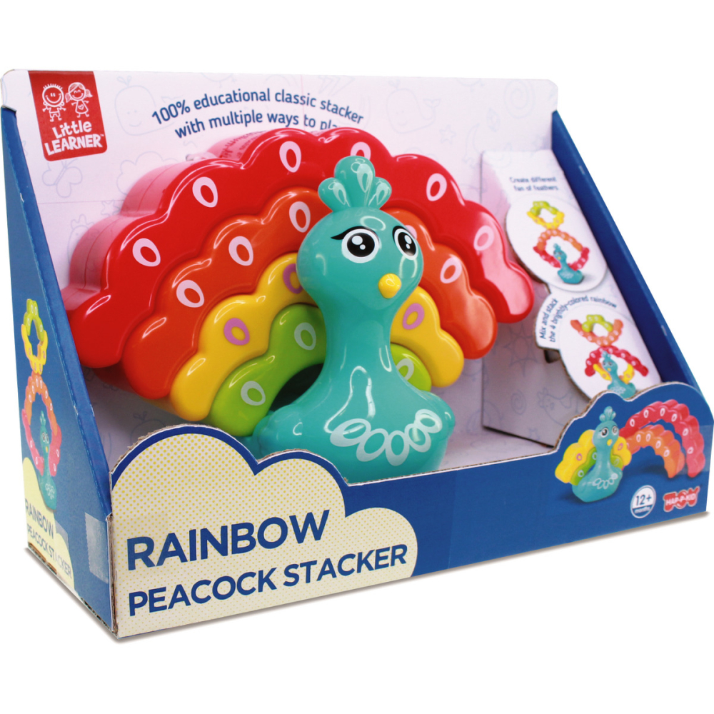 Jucarie de stivuit - Paun colorat [2]