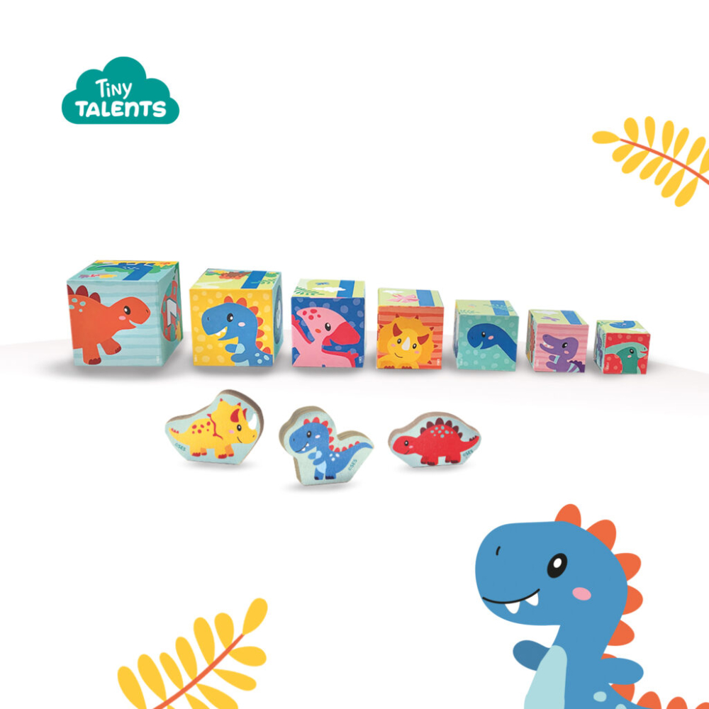 SES Creative-Jucarie De Stivuit - Turn Cu Figurine Dinozauri [7]