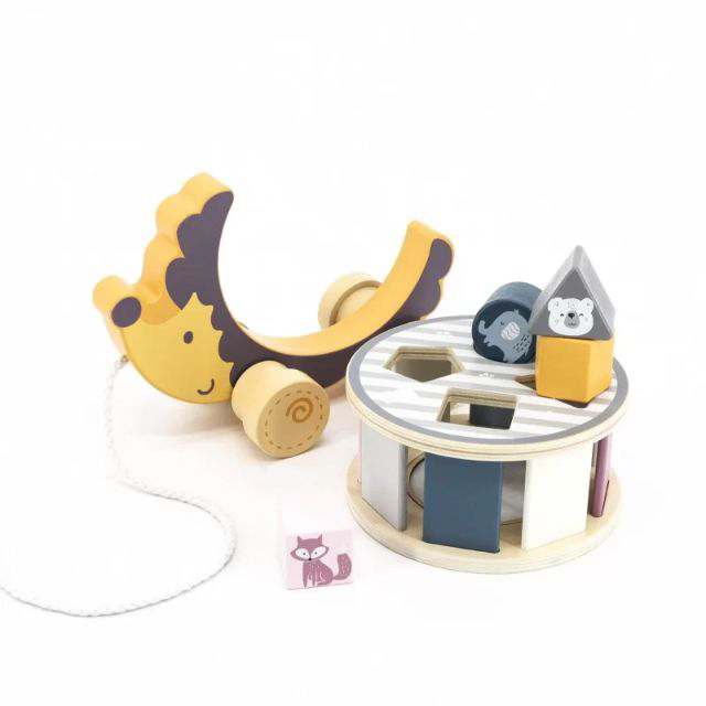 New Classic Toys Jucarie de tras roata sortator forme geometrice Arici PolarB [6]