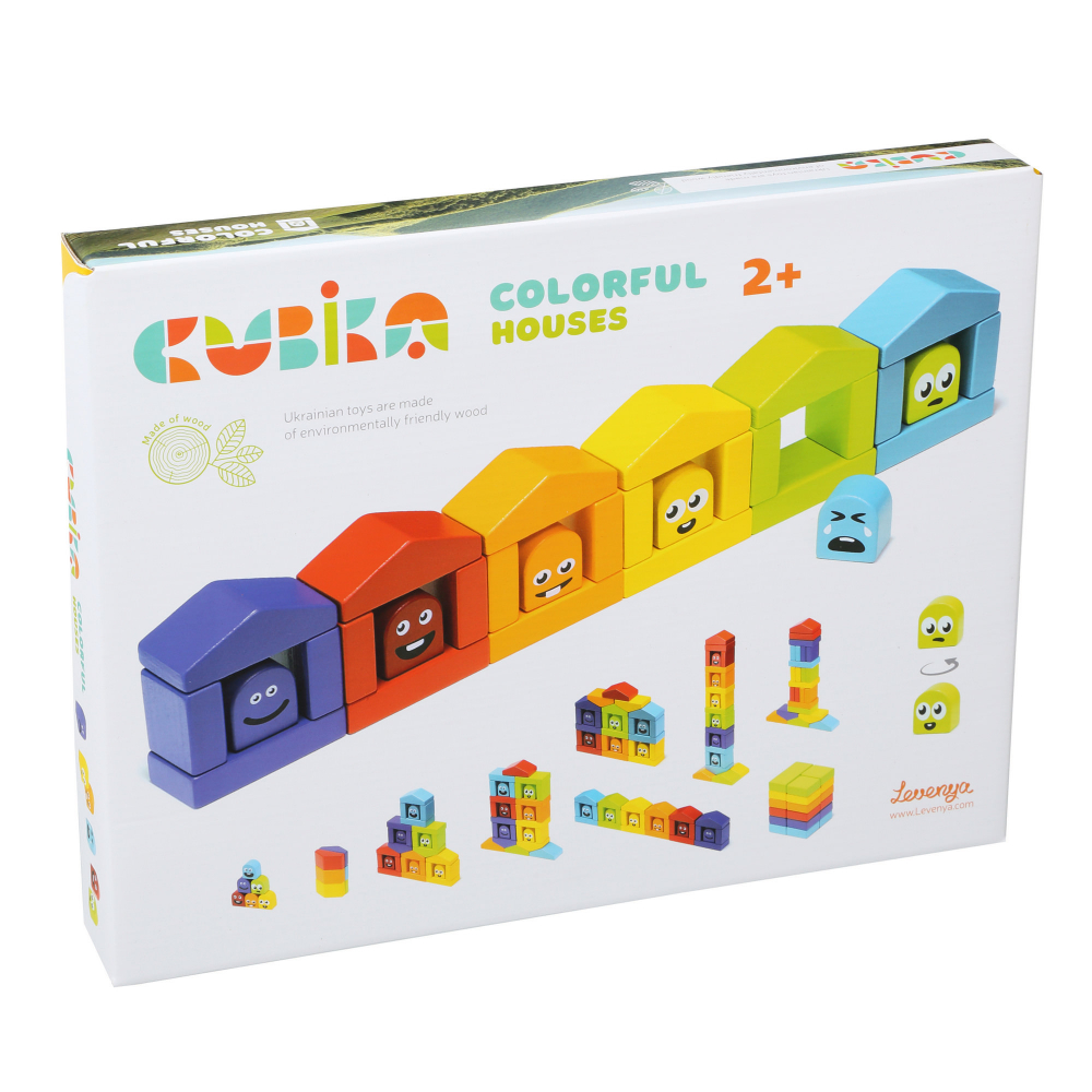 Cubika-Jucarie Din Lemn, Cubika, “CASUTELE VESELE ” [1]