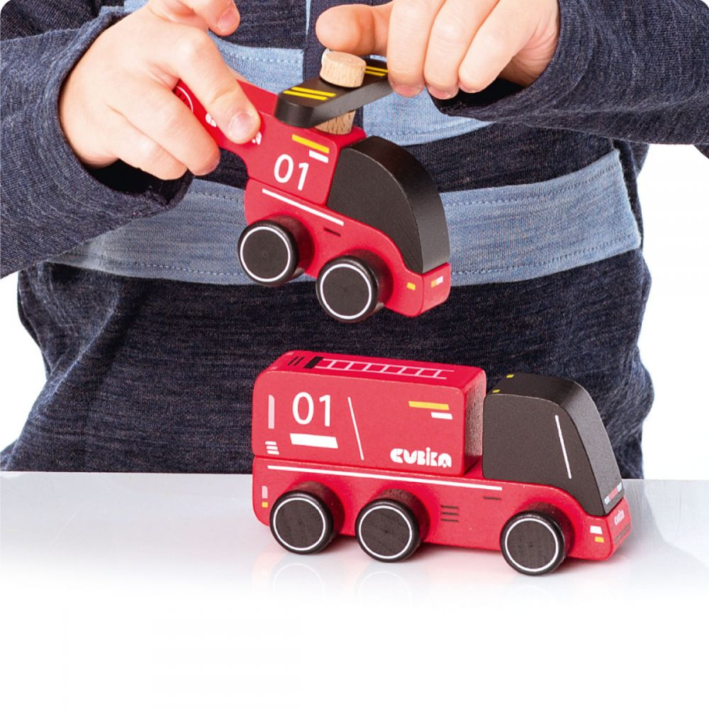 Cubika-Jucarie din lemn, Cubika, Fire Fighters [5]