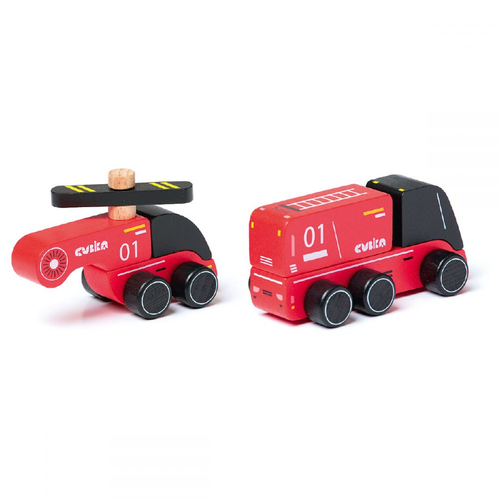 Cubika-Jucarie din lemn, Cubika, Fire Fighters [4]