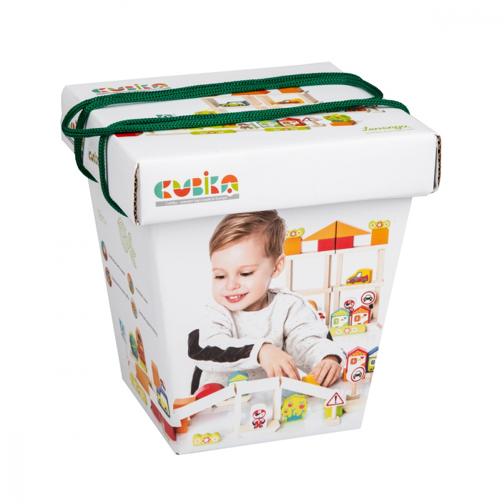 Jucarie Din Lemn, Cubika - Kit De Constructie Pentru Baietei [1]