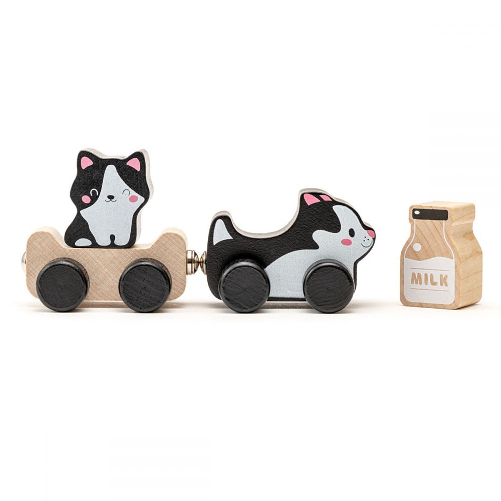 Jucarie din lemn Cubika, Kitties Family [4]