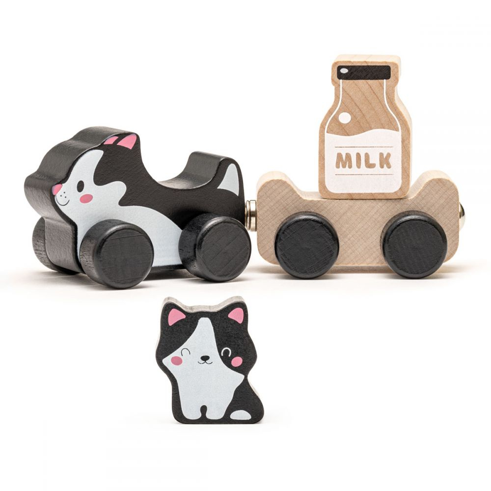 Jucarie din lemn Cubika, Kitties Family [3]