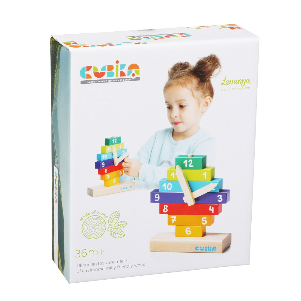 Cubika-Jucarie Din Lemn, Cubika, "Sa Invatam Ceasul" [1]