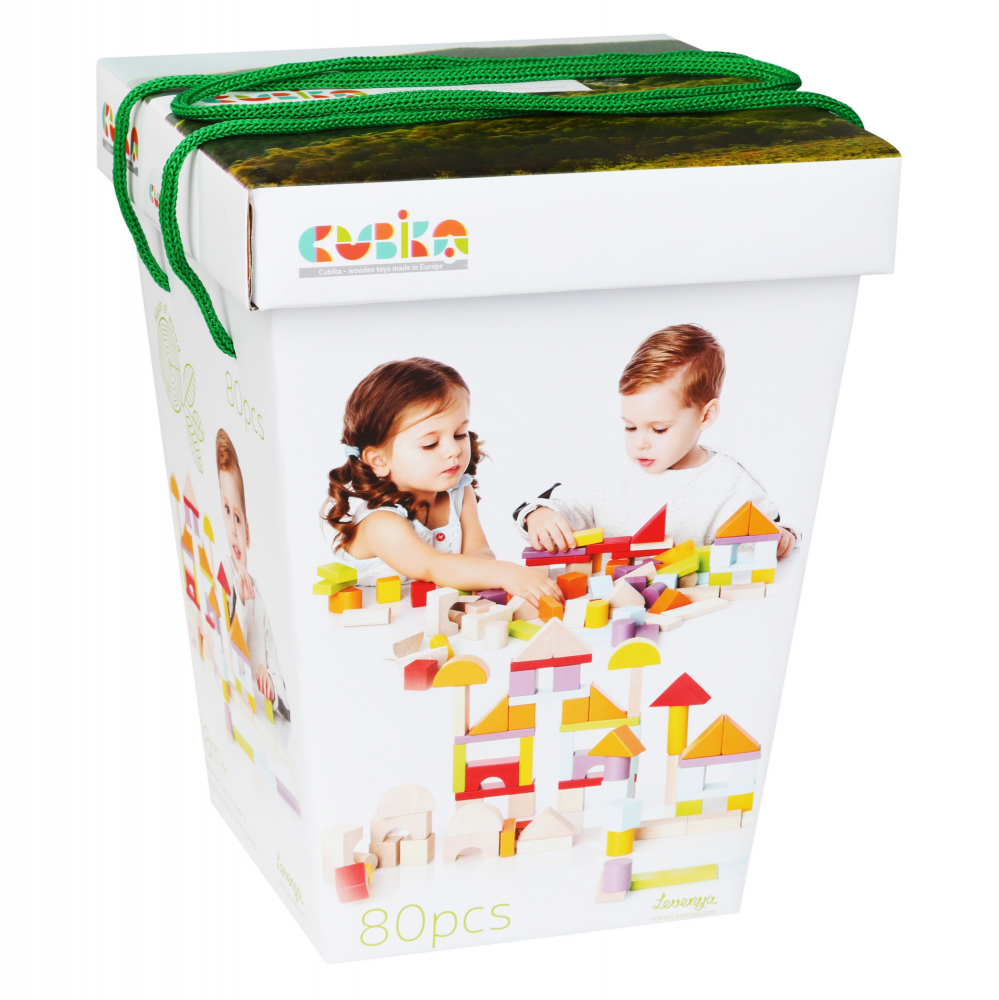 Jucarie din lemn, Cubika, "Set constructii"  [3]