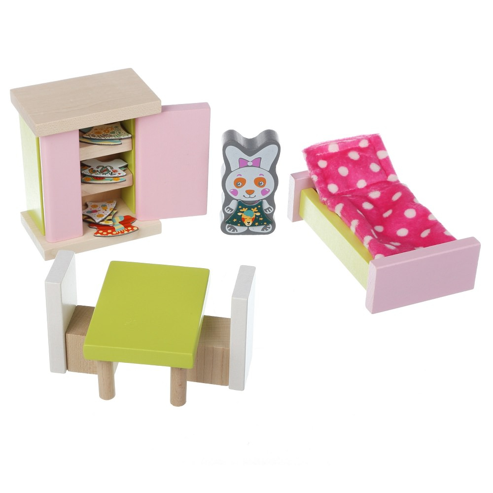 Cubika-Jucarie Din Lemn Cubika, Set Constructii, "My Bedroom" [2]