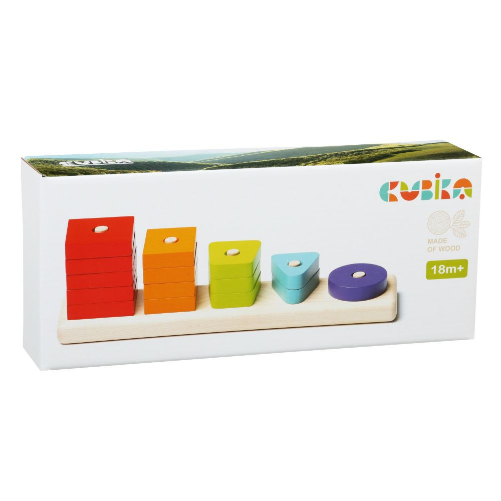Cubika-Jucarie din lemn, Cubika, Sortator Forme Geometrice 01 [1]