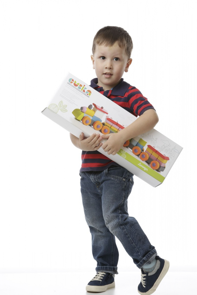 Jucarie Din Lemn, Cubika, Trenulet [4]