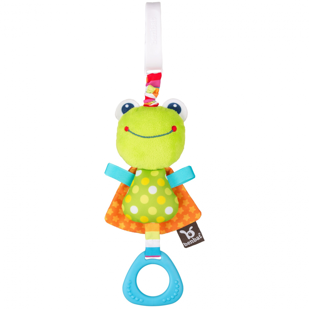 Jucarie din plus Benbat vibranta pentru dezvoltare senzoriala Frog [1]