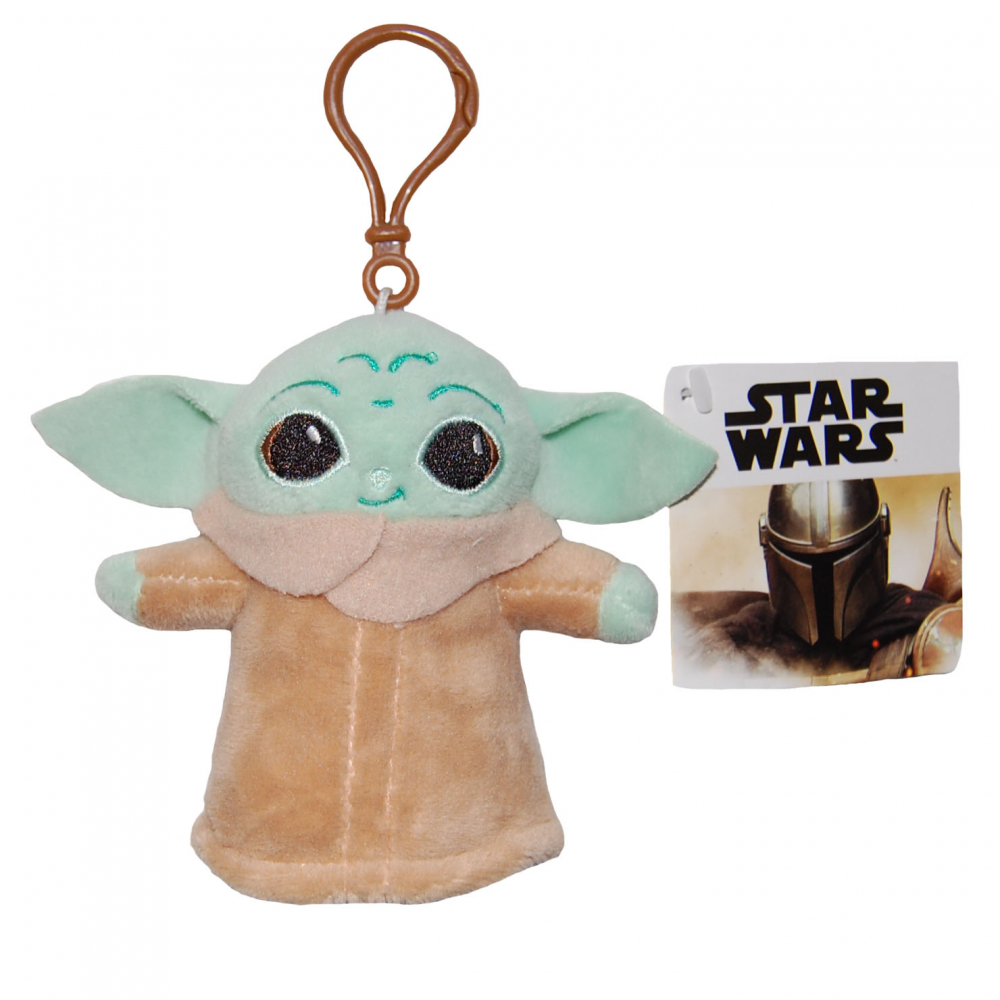 Play by Play-Jucarie din plus cu breloc Baby Yoda, Star Wars, 10 cm [2]
