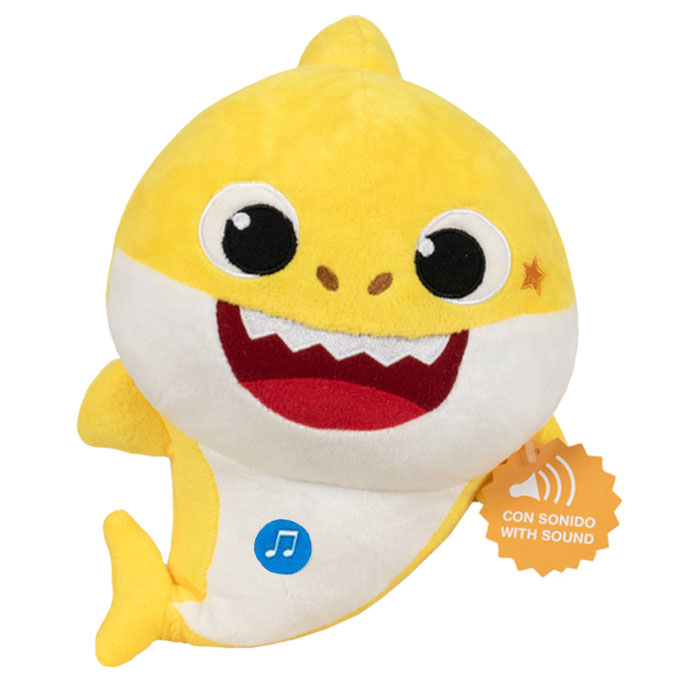 Jucarie din plus cu sunete Baby Shark, 43 cm [1]